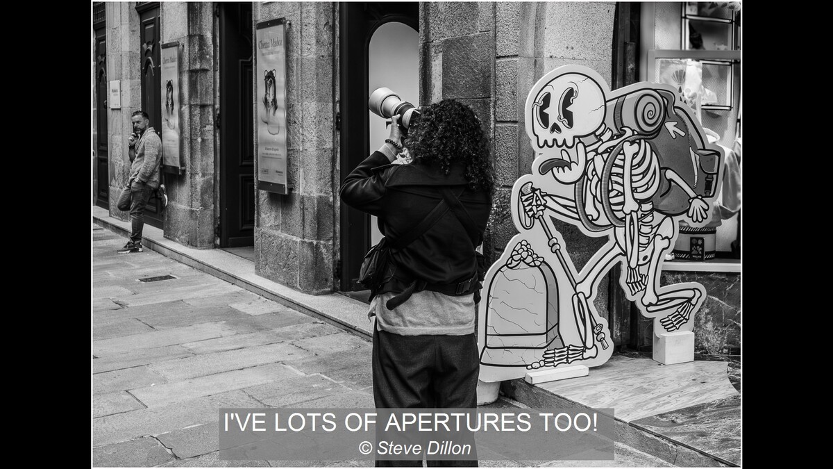 I'VE LOTS OF APERTURES TOO!